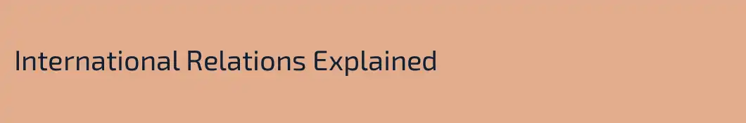 International Relations Explained